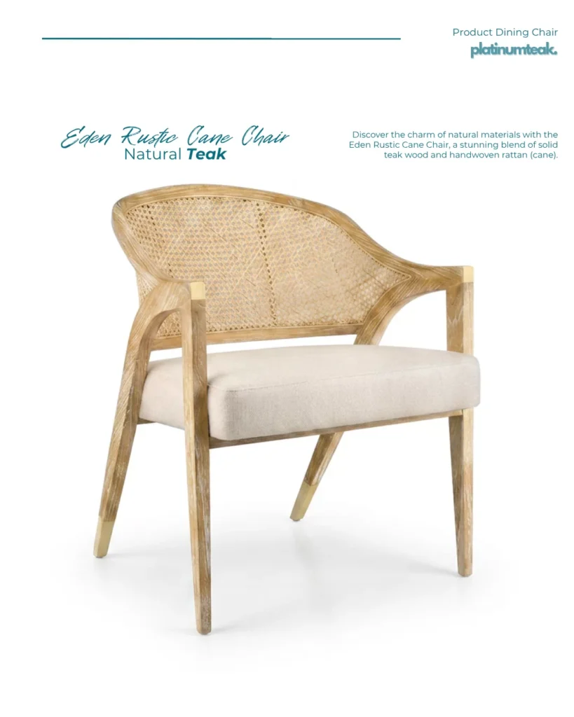 What Buyers Check Before Ordering Indonesia Furniture Wholesale 2 Eden Rustic Cane Chair