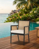 Elara Cane Arm Chair