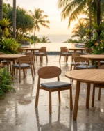Everleigh Teak Fixed Chair