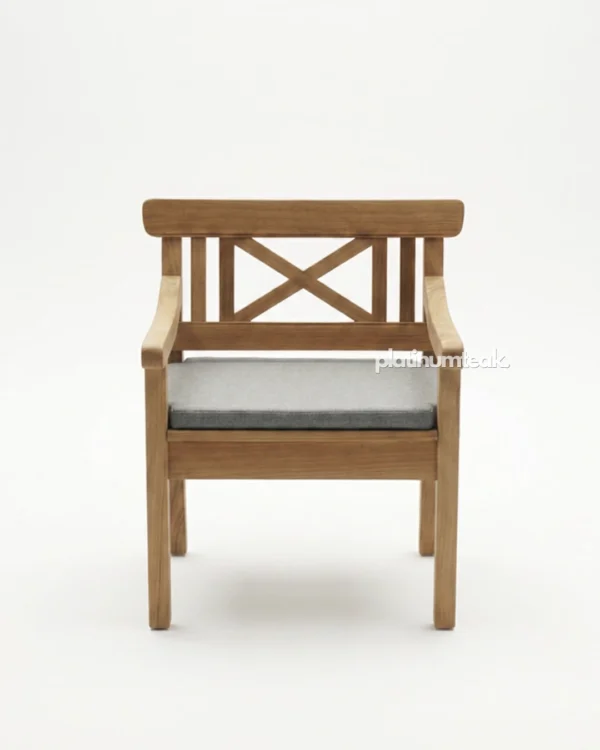 Jarvington Teak Fixed Chair