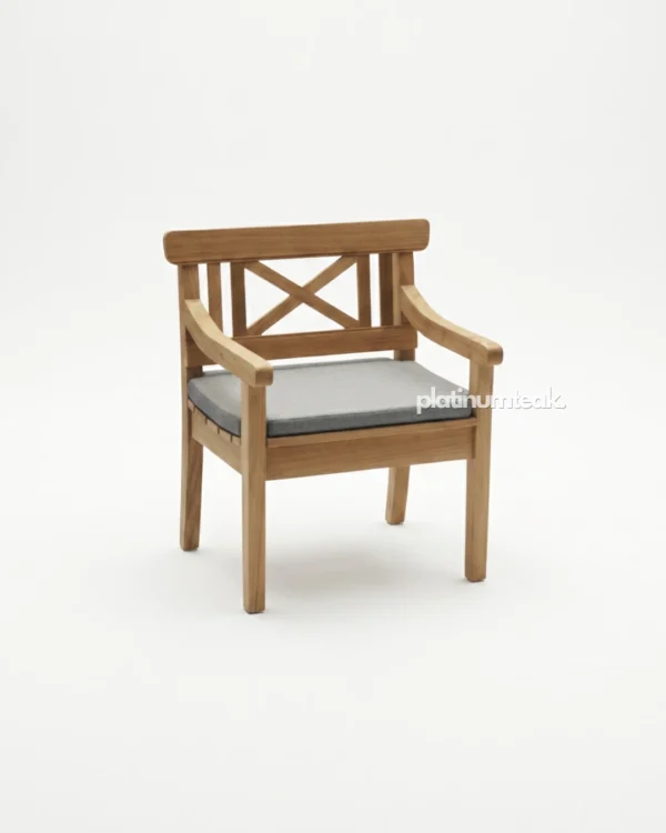 Jarvington Teak Fixed Chair