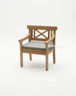 Jarvington Teak Fixed Chair