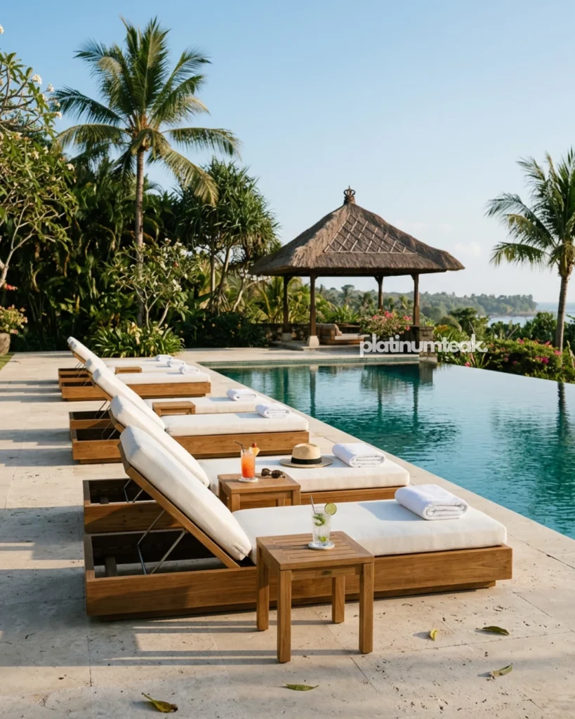Jocelyn Teak Lounger