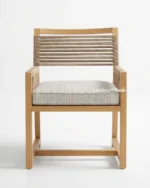 Marbleton Teak Rope Dining Chair
