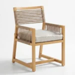 Marbleton Teak Rope Dining Chair
