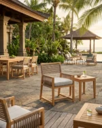 Marbleton Teak Rope Dining Chair