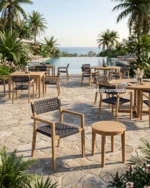 Rothesay Teak Stacking Chair