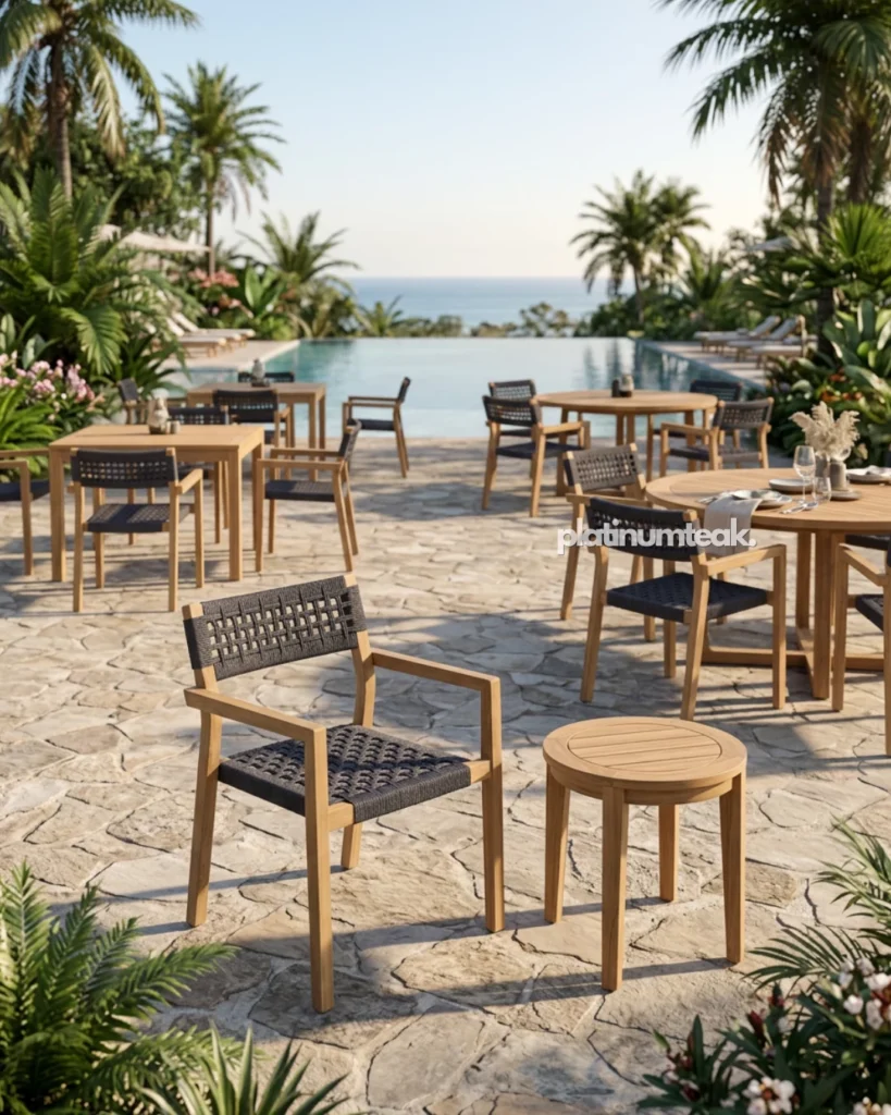 Rothesay Teak Stacking Chair