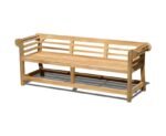 Belvoir Low Teak Garden Bench