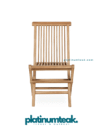 Folding teak chair