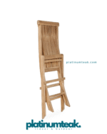 Folding teak chair