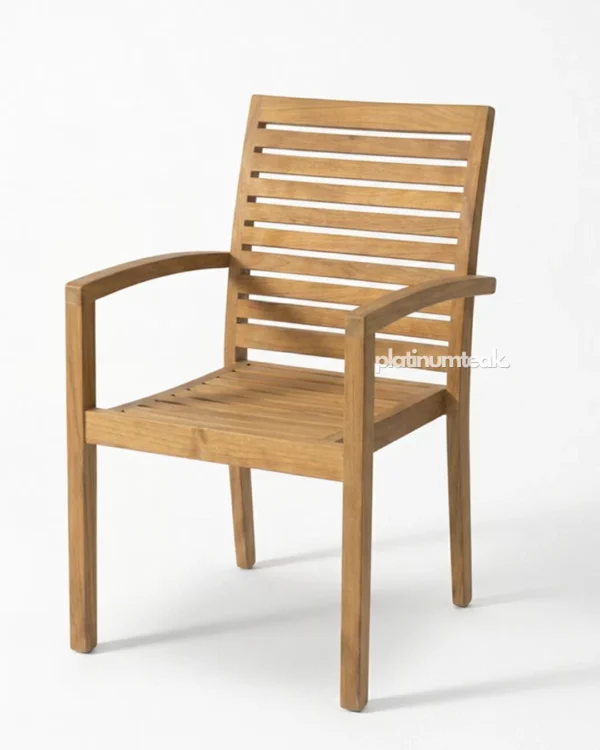 Thistlebrook Teak Stacking Chair