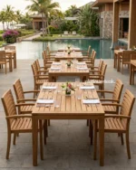 Thistlebrook Teak Stacking Chair