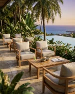 Vainoak Teak Lounge Chair - Image 5