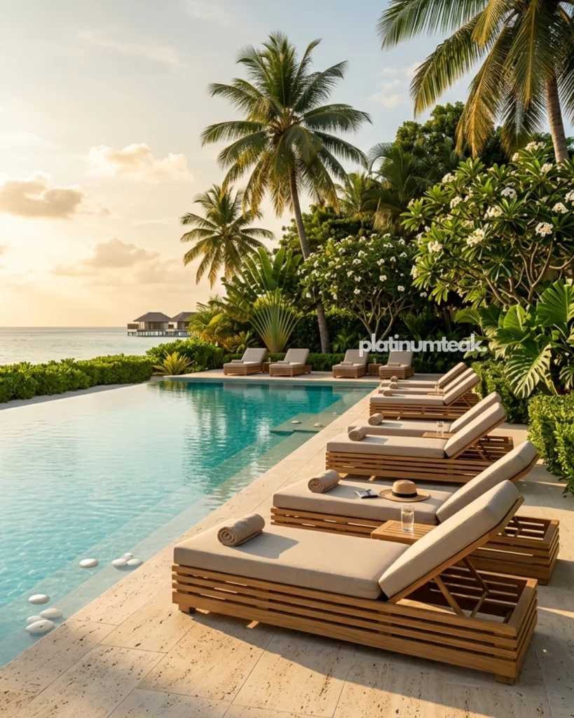 Vernhaven Teak Lounger