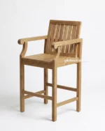 Whitethorn Teak Bar Chair - Image 6