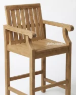Whitethorn Teak Bar Chair
