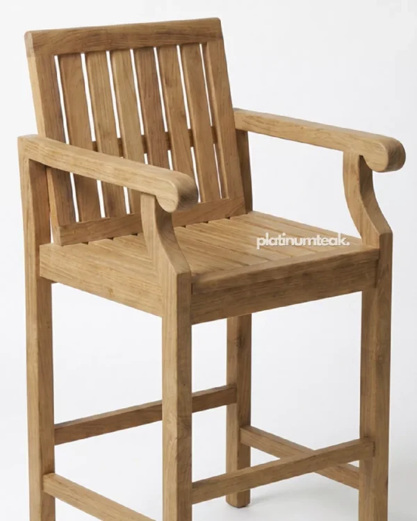 Whitethorn Teak Bar Chair