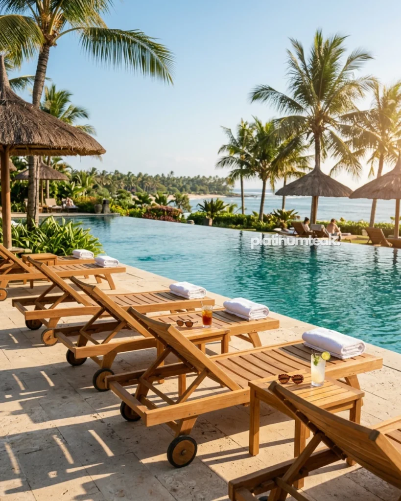 Zennaria Teak Lounger