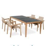 Verano Teak Luxe Dining Set