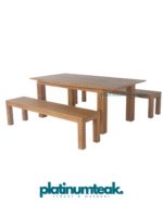 Timberline Teak Bench Set