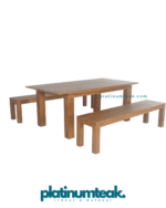 Timberline Teak Bench Set