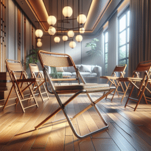 variety of folding chairs made in Indonesia