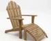 Adirondack Chair with Footstool