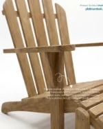 Adirondack Chair with Footstool