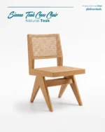 Teak Cane Chair