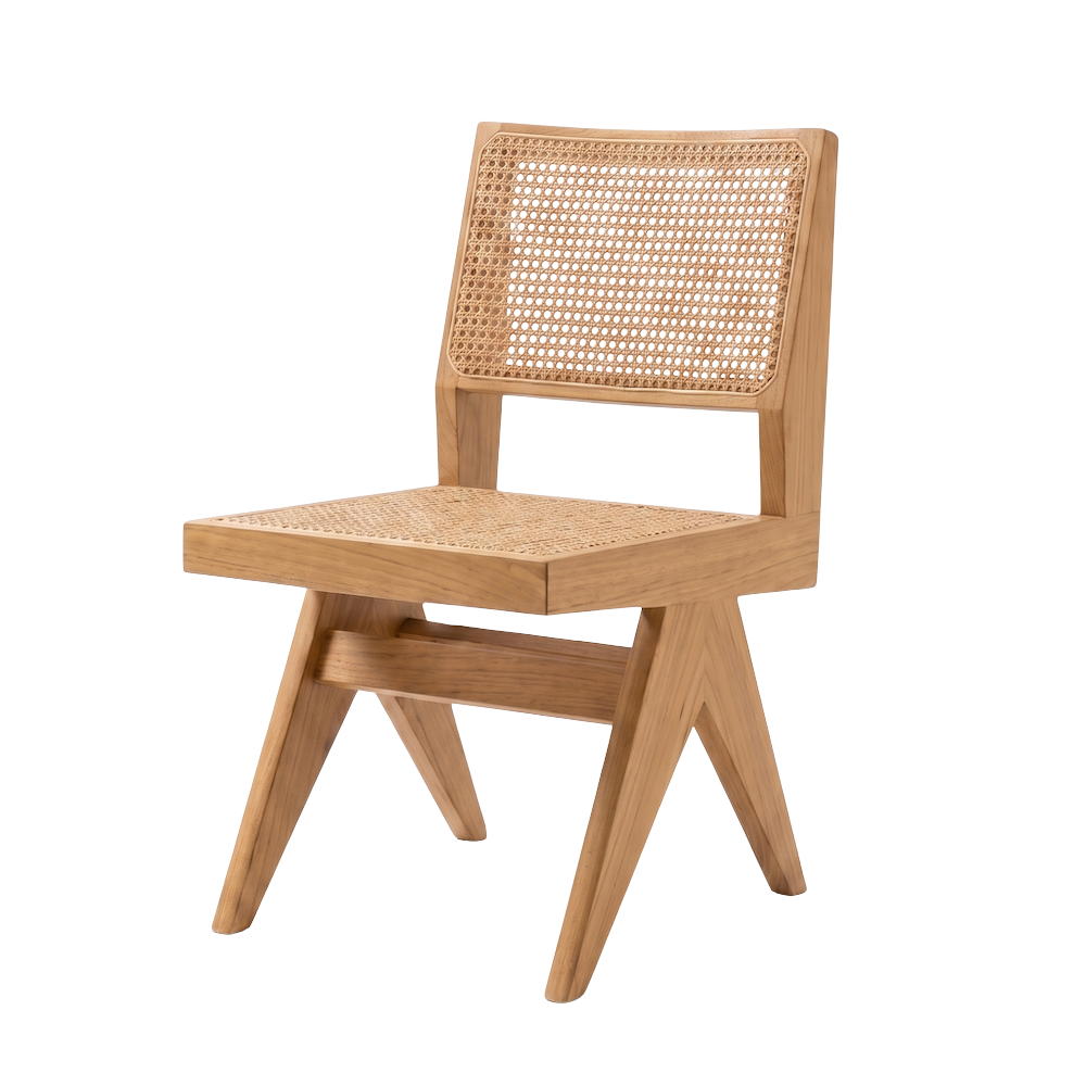 The Sienna Teak Cane Chair A Design Classic Rebuilt for Daily Hospitality Use 1 Talia Teak Cane Chair 1 platinum teak