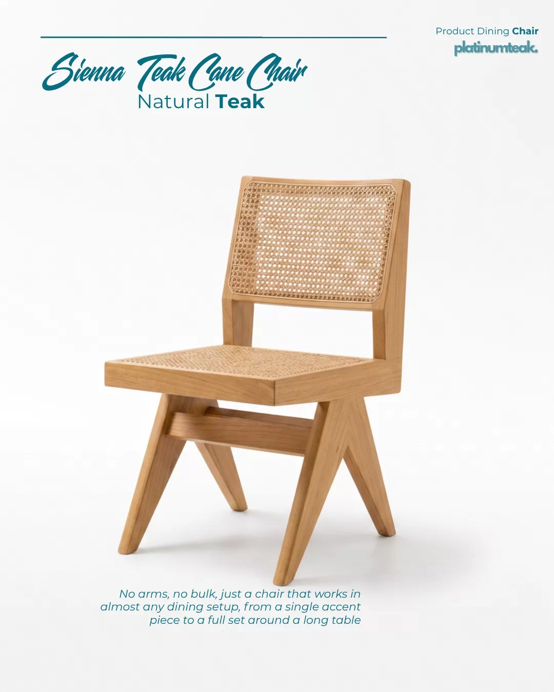 The Sienna Teak Cane Chair A Design Classic Rebuilt for Daily Hospitality Use 2 Talia Teak Cane Chair 2 2
