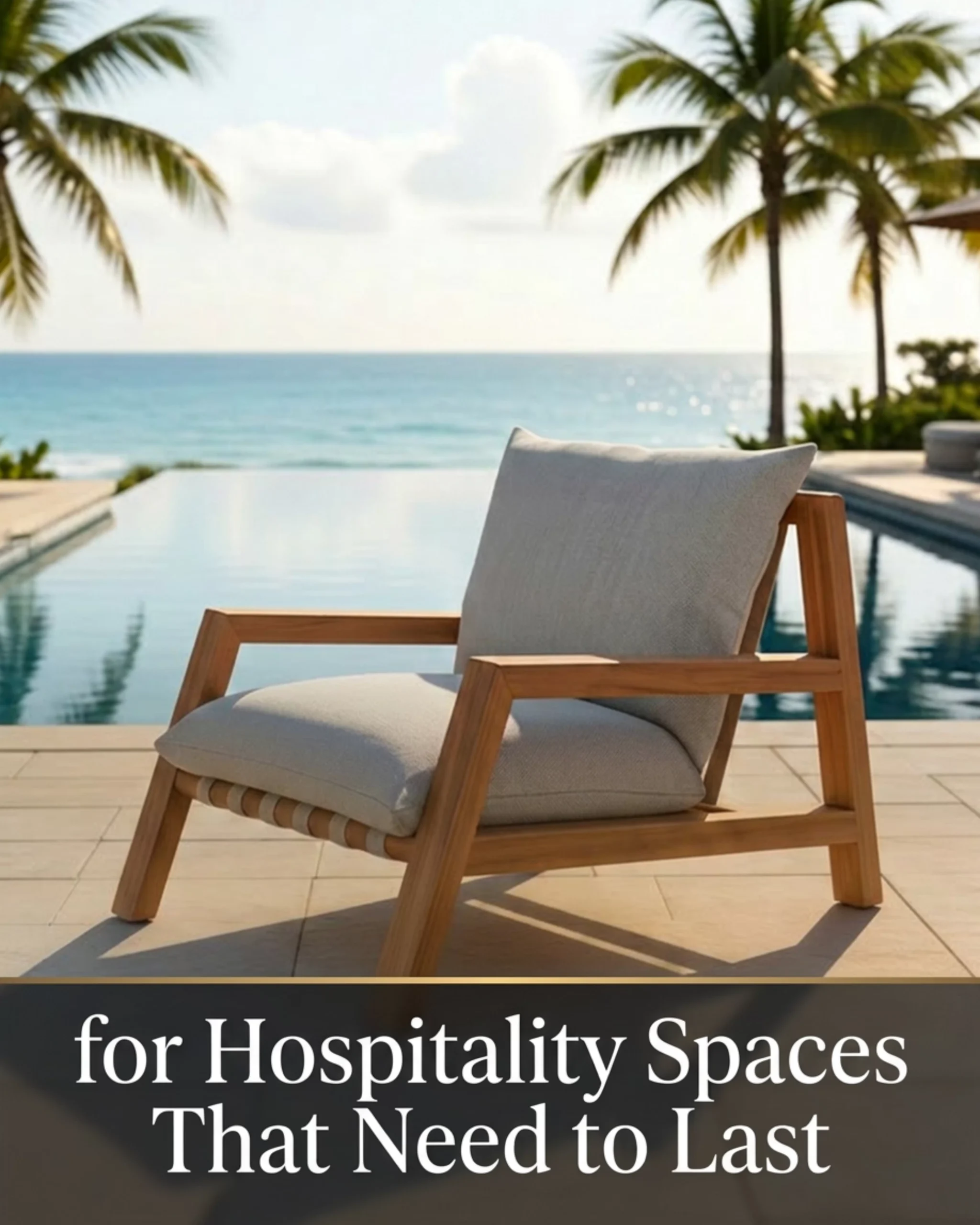 The Solara Teak Outdoor Chair: Built for Hospitality Spaces That Need to Last