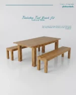 Timberline Teak Bench Set