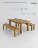 Timberline Teak Bench Set